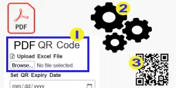 PDF File to QR Code Generator